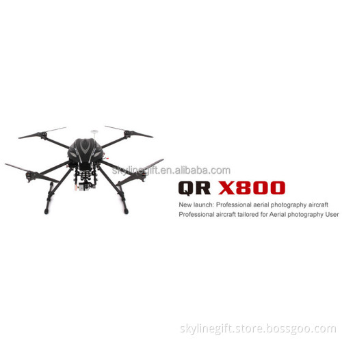 Gopro FPV Carbon Fiber black Drone Professional aerial video 4 axis quad copter UAS X800 Drone